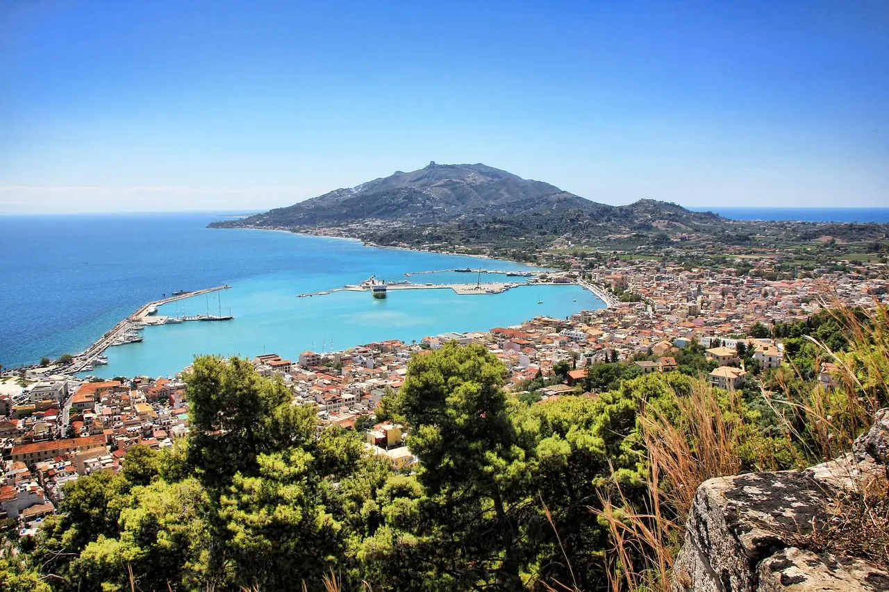 Zakynthos City in the Ionian