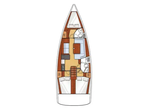 Beleza Yacht 3 Cabin Sailing Yacht in Lefkada — photo 31