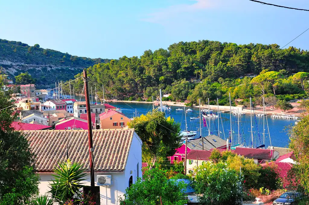 An Ionian anchorage on the two-week route