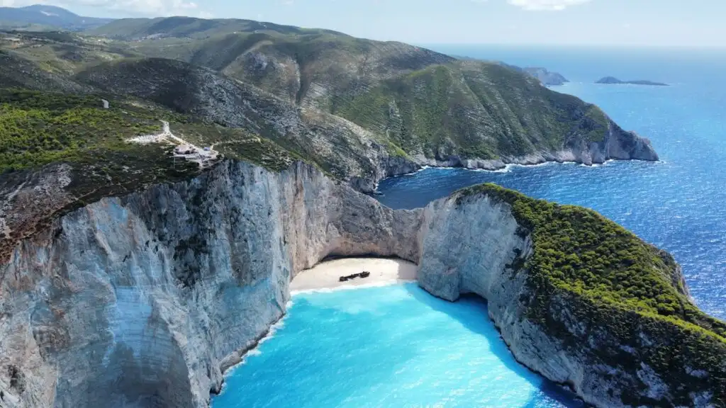 The long southern passage toward Zakynthos
